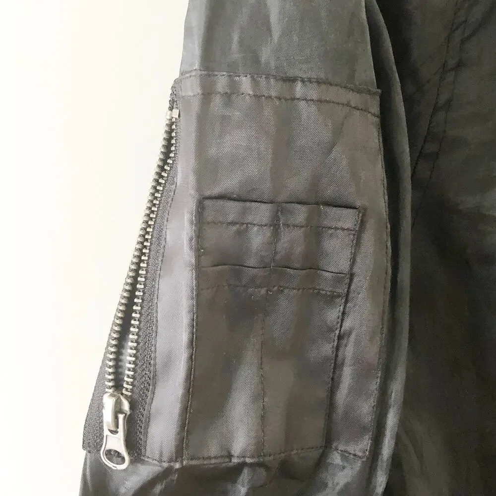 BKC Black Jacket Full Zip Medium Brooklyn Cloth Work Wear